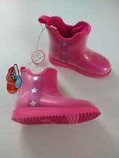 Wonder Nation Girls Faux Sherpa Boots Pink Size 2 Hot Pink Winter boots KIDS