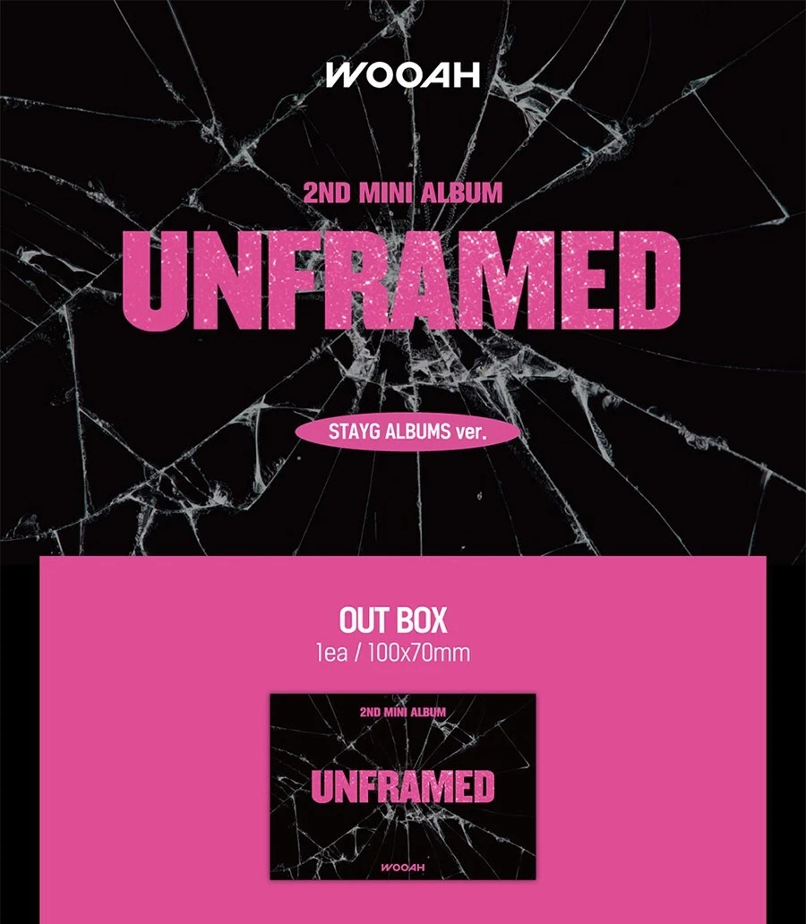 WOOAH [UNFRAMED] 2nd Mini Album STAYG ALBUMS Ver. / QR Card+Photo
