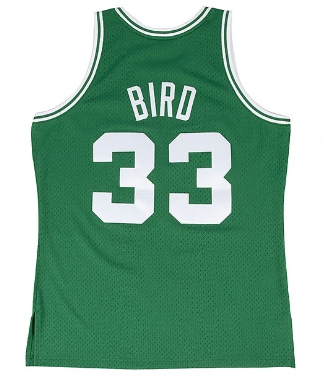 Vintage #33 LARRY BIRD Boston Celtics NBA Adidas Authentic Jersey YL