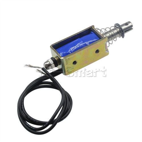 DC 6V/12V/24V Push Pull Type Open Frame Solenoid Electromagnet 10mm 5N/2N Reset - Picture 12 of 22