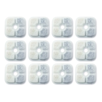 PET STANDARD Water Filters, Compatible with Catit  PIXI  Fountain, Pack of 12