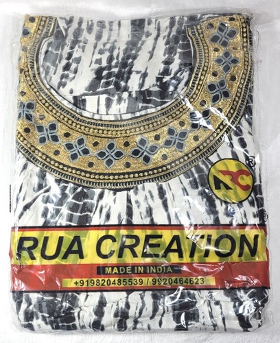 Rua Creations 2pc India Women's Muslim Islamic Long Maxi Dress Kaftan XXL - Picture 2 of 6