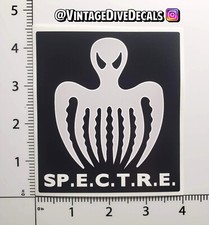 SPECTRE SP.E.C.T.R.E. Scuba Dive Diving Decal Sticker repro 6mil UV vinyl 4.5"