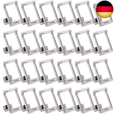 24stk Aufhänger für Keilrahmen, Profiltiefe 15 mm, Zackenaufhänger, Metall Ke