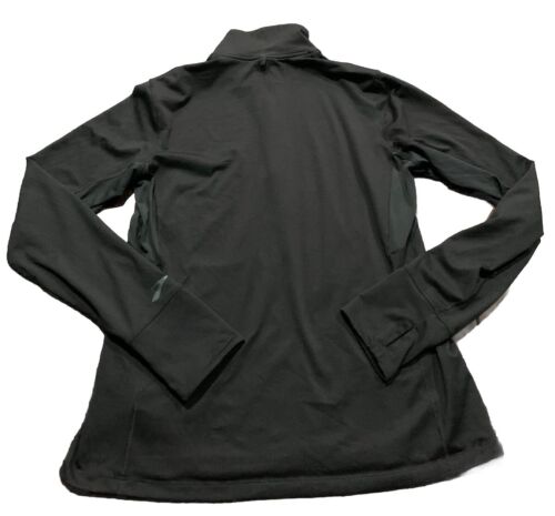 Brooks Jacket L Black Dash 1/2 Zip Running Long Sleeve Stretch Women’s - Picture 2 of 9
