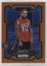 2024 Panini Prizm WWE Orange Prizm 97/99 Jimmy Uso #136 1bs6