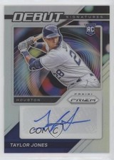2021 Panini Prizm Debut Signatures Silver Prizm Taylor Jones #DS-TJ Auto 0i1i