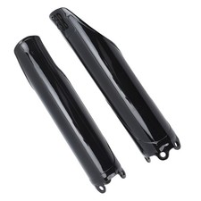 2Pcs Front Fork Tube Cover, Glossy Black Fork Guard Protector for CRF250R CRF...