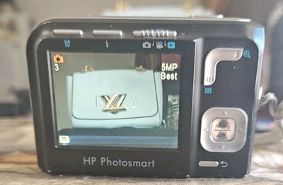 HP PhotoSmart M525 6.0MP Digital Camera - Silver for sale online
