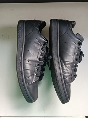 Adidas Originals Stan Smith Triple Black Colorway Mens US 11 FX5499 - Picture 4 of 13