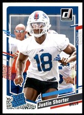 2023 Donruss Rated Rookie Justin Shorter RC Buffalo Bills #310