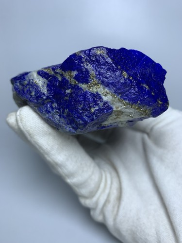 Lapis lazuli High Quality Dark Blue rough piece 700 grams - Picture 5 of 14