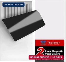 Magnetic Vent Covers, 5.5" x 12", 2 Pack Strong Air Vent Covers for Home Floor,