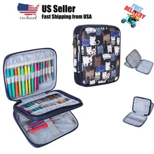 Organizer Case for Interchangeable Circular Knitting Needles, Crochet hooks a...