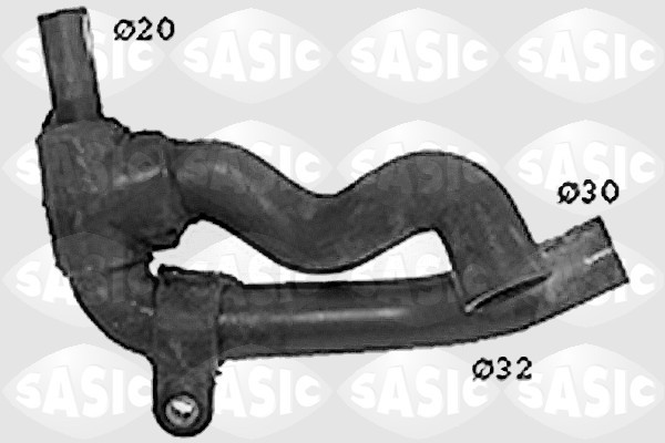 Fits SASIC SWH4266 LOWER RADIATOR HOSE