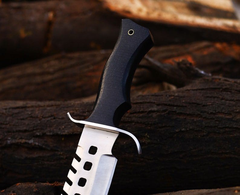 Custom Handmade Carbon Steel Blade Survival Bowie Knife | Hunting Knife Camping