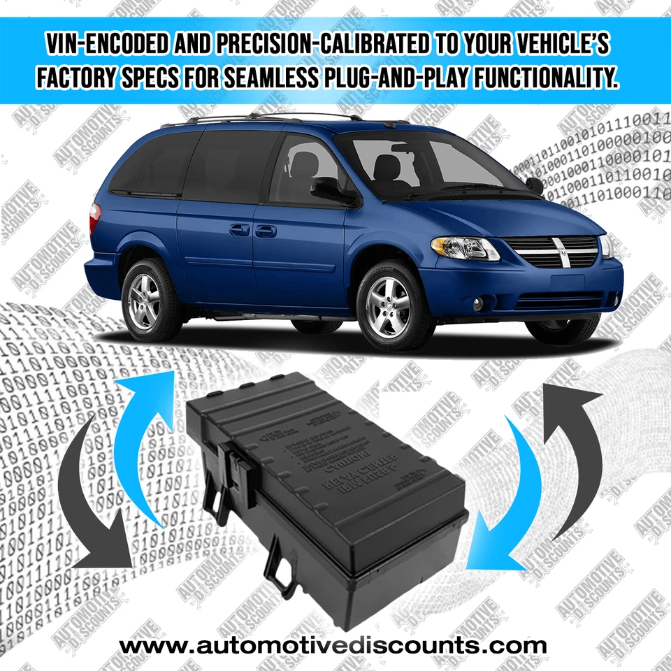 2002 Dodge Caravan Programmed & Updated  OEM Rebuilt TIPM Fuse Box 04869200 - Image 2 of 4