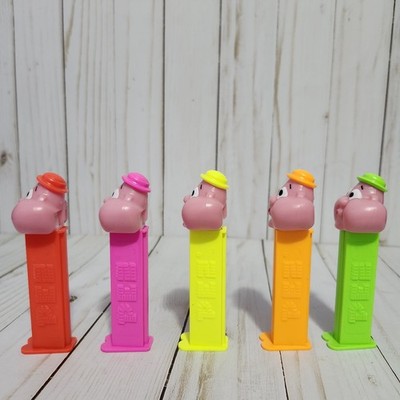 VINTAGE PEZ 5 Neon Bubbleman Heads With Feet ,All 1992 Set. | eBay