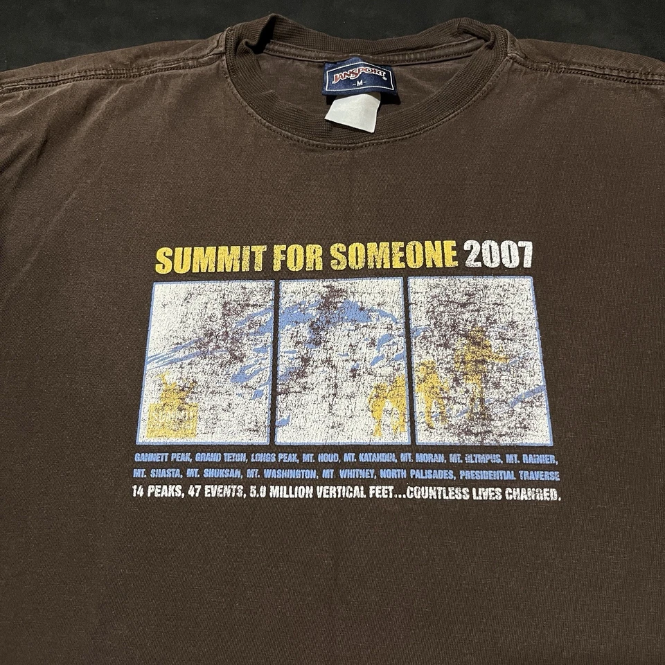 Vintage Go Climb A Rock Yosemite Mountaineering School Shirt Ibex Mammut OR - Image 3 of 4