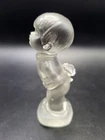 VTG Fenton Art Glass Figure Velvet Satin Crystal Kissing BOY ONLY Marked