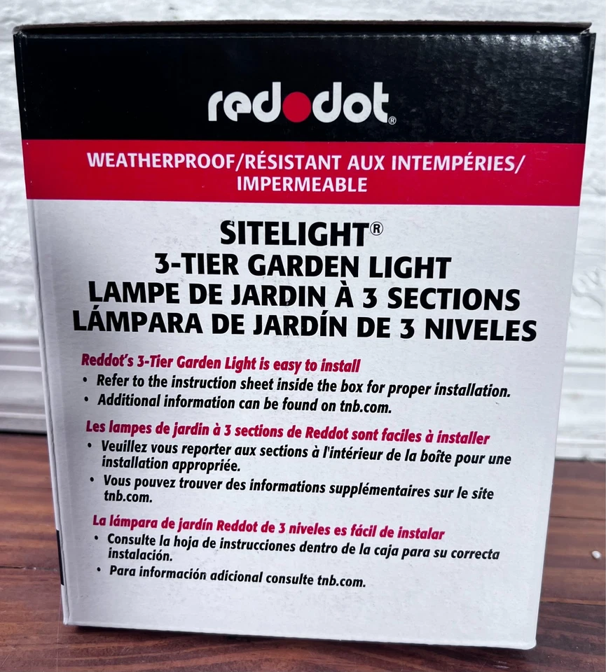 Red Dot 75-Watt Line Voltage Bronze 3-Tier Outdoor Weatherproof Landscape Light - Image 2 of 4