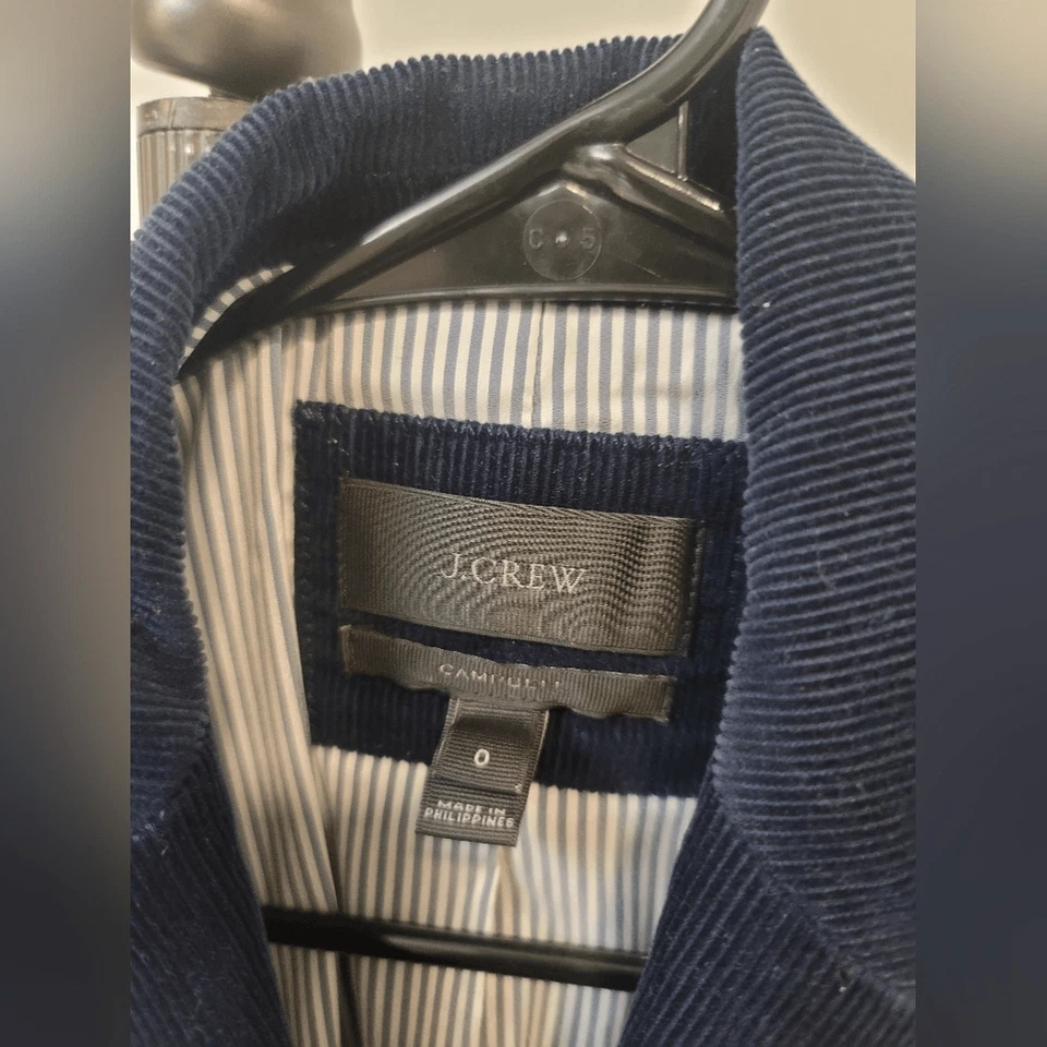 J. Chaqueta Blazer Crew Campbell Pana Azul Marino Talla 0 Foto 3 de 4