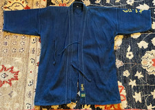 Japanese Unisex Indigo Kimono/Cardigan