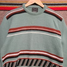 Vtg 80s JC Penney Nordic Fair Isle Sweater Mens Large Wintuk Acrylic Holiday