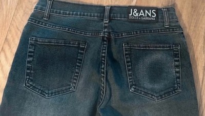 Dolce & Gabbana Herren Jeans Denim Blau gerades Bein S w37cm 