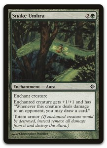 Snake Umbra 207/248 Rise of the Eldrazi Magic: The Gathering