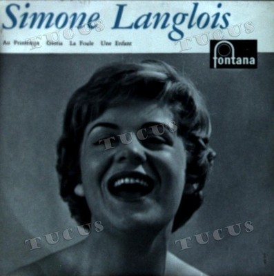 Simone Langlois - Au Printemps 7'' (VG/VG) .*