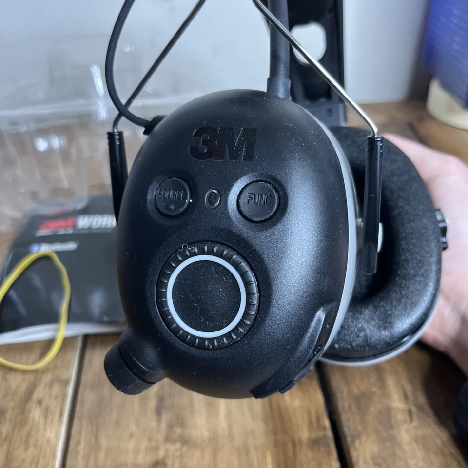 3M WorkTunes Connect AM FM Hearing Protector Bluetooth Headphones Pro NO BOX - Image 4 of 4