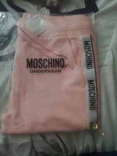 Moschino Tape Logo Pink Joggers