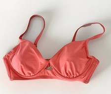 Shade Shore Women's Melon Plunge Underwire Push-Up Bikini Top new with Tags