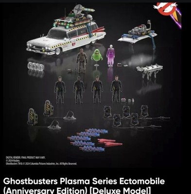 Haslab Ghostbusters Ectomobile Deluxe Edition Sealed W/Figures and Unlocks MISB