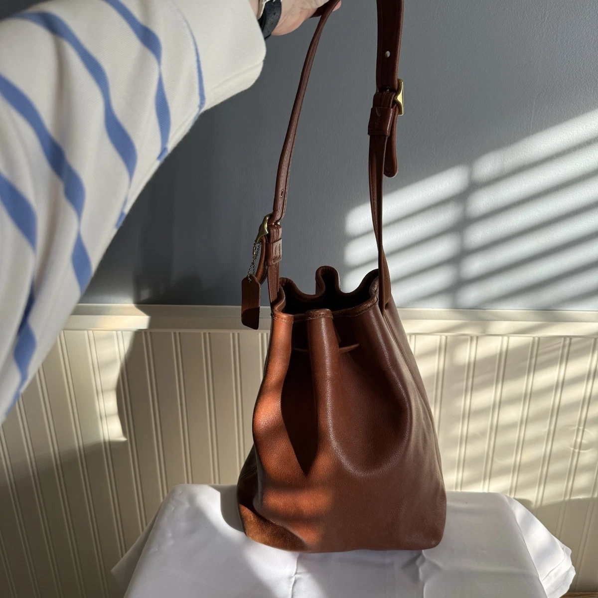 Coach Legacy Leather Exterior Bucket & Drawstring Bag Bags