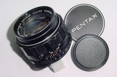Pentax Takumar Standardobjektiv 50 mm F/1.4 SMC M42 Schraubmontage manueller Fokus