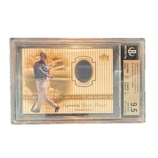 Upper Deck 2000 Legends Manny Ramirez #J-MR24 BGS 9.5 Game Used Jersey