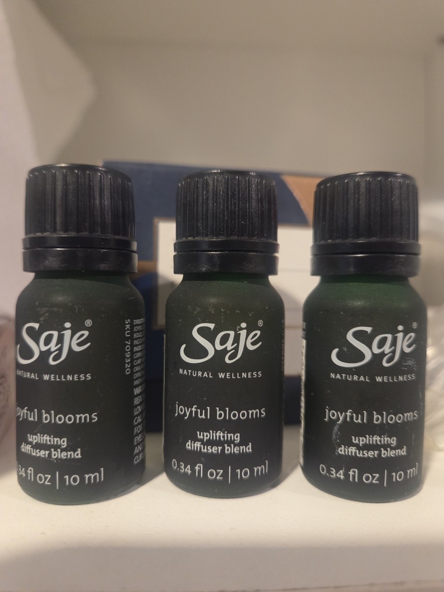 RARE DISCONTINUED SAJE Natural Wellness JOYFUL BLOOMS Diffuser