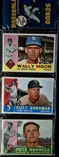 1960 Baseball Rack Pack 15 Topps baseball Cards Oldies N Goodies Nice Look. 