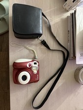 Polaroid 300 Red 60mm Focus Range Instant Camera, Tested and Working With Case