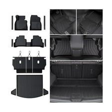 Floor Mats Set for 2017-2025 Mazda CX-5, All Weather TPE Backrest Mat Trunk M...
