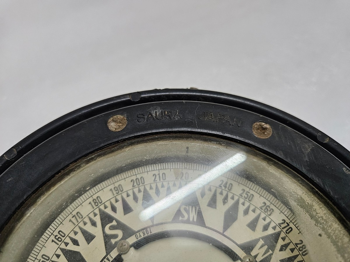 Saura Keiki Antique Ship Compass Marine Navigation B-100 Japan | eBay