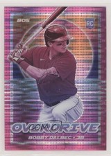 2021 Panini Chronicles Overdrive Pink Pulsar Prizm Bobby Dalbec #9 00gy