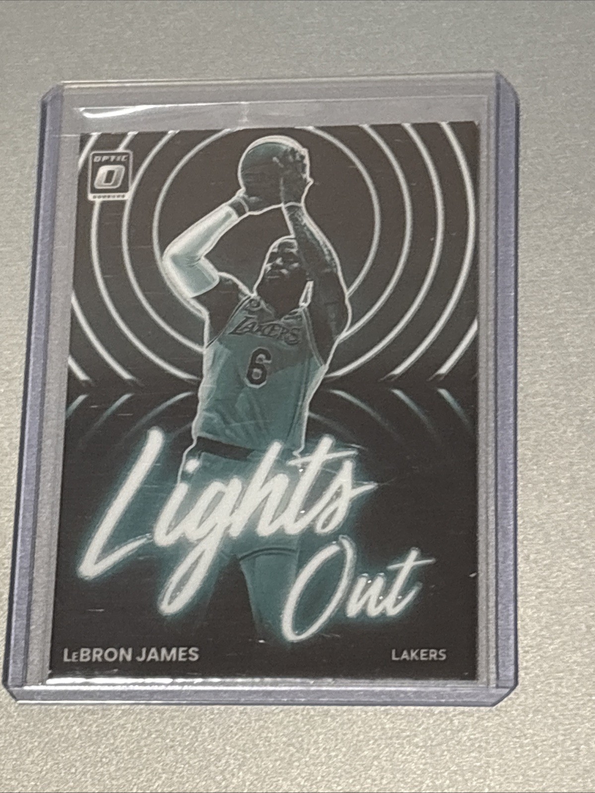 LeBron James 2022-23 Donruss Optic - Lights Out #6 Lakers