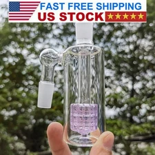 14mm 90° Purple Glass Ash Catcher Shower Head Replace for Water Pipe Bong Hookah