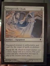 Magic the Gathering MTG Whispersilk Cloak Artifact Darksteel Common