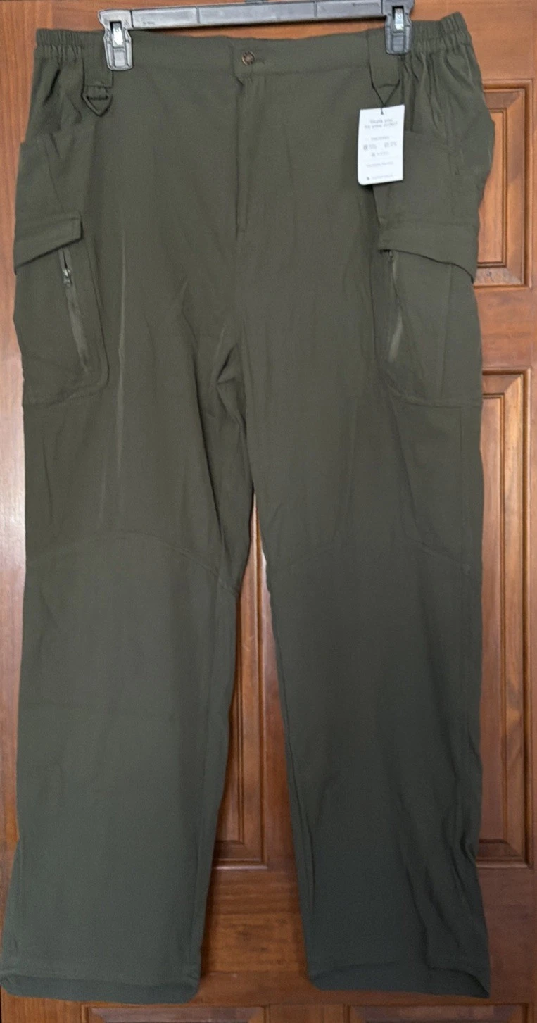 NIP Flexcamo Tactical Series Waterproof Cargo Pants Army Green (12452)