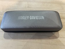 Harley Davidson Glasses Sunglasses Sturdy Hard Case Grey Clamshell Felt Lined