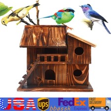 Squirrel House Nesting Box Bird Nature Animals Safety Wooden Nest Protector USA